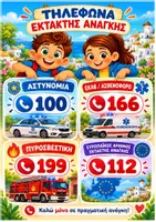 Προεπισκόπηση - Flashcards - Μαθαίνω τους Αριθμούς Έκτακτης Ανάγκης - Σελίδα 2