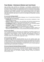 Vorschau - Arbeitsblätter - Beratung: Fixes Mindset - Wachstums-Mindset - Seite 1