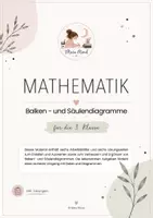 Vorschau - Arbeitsblätter - Balken- und Säulendiagramme – Arbeitsblätter m. Lösungen | Klasse 3 - Deckblatt