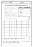 Vorschau - Arbeitsblätter - Balken- und Säulendiagramme – Arbeitsblätter m. Lösungen | Klasse 3 - Seite 1