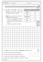 Vorschau - Arbeitsblätter - Balken- und Säulendiagramme – Arbeitsblätter m. Lösungen | Klasse 3 - Seite 3