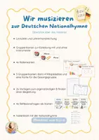 Vorschau - Anderer Materialtyp - Nationalhymne musikalisch begleiten | mit Orff-Instrumenten & Boomwhackers - Musik - Seite 1