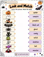 Vorschau - Arbeitsblätter - Halloween Englisch MEGA-BUNDLE 🎃 | 32 abwechslungsreiche Arbeitsblätter | Klasse 4–6 | Grundschule & Sek I | Wortschatz, Reading, Writing & Rätsel - Seite 3