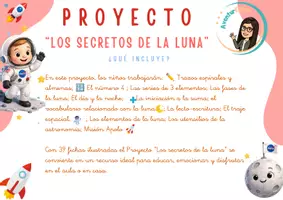 Vista previa - Unidades / Secuencias / Situaciones de Aprendizaje - LOS SECRETOS DE LA LUNA - Portada