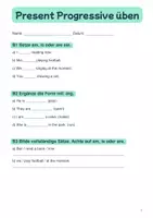 Vorschau - Arbeitsblätter - Zeitformen Englisch Übungen - Seite 1