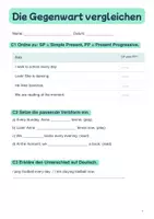 Vorschau - Arbeitsblätter - Zeitformen Englisch Übungen - Seite 2