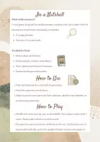 Vista previa - Juegos / Gamificación - Vocabulary Card Game: Home, Nature, School & Town - página 2