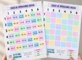 Vista previa - Hojas de trabajo - Operaciones matemáticas básicas - Portada