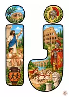 Voorbeeld - Tijdvakken geschiedenis letters tijdmachine - Pagina 1
