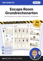 Vorschau - Stundenentwürfe - Escape Rooms Mathe Klasse 5–10: Das große 6er-Paket - Seite 1