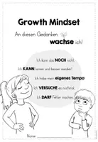 Vorschau - Arbeitsblätter - Growth Mindset - Übungsheft (Passend zu den Postern) - Seite 2