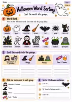 Vorschau - Arbeitsblätter - Halloween Englisch Klasse 6 | 17 abwechslungsreiche Arbeitsblätter | Vocabulary, Reading, Writing & Speaking | Quiz, Rätsel & Mystery Escape - Seite 3
