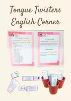 Vista previa - Juegos / Gamificación - Tongue Twisters: Multi-levelled Activity Pack - Portada
