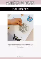 Aperçu - Matériel pour travaux manuels / dessin - Halloween - 30 modèles de perles à repasser faciles - Page 1