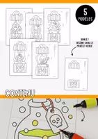 Aperçu - Matériel pour travaux manuels / dessin - Bricolage d’Halloween - Sacs à bonbons surprises - Page 1