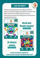 Vorschau - Mal- und Bastelvorlagen - FREEBIE Halloween basteln Grundschule – 3D-Gruselfriedhof | Pop-up-Szene & Bastelvorlagen Klasse 1–4 - Seite 1