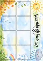 Vorschau - Spiele - Anziehtafel für Kinder zum Ausdrucken Montessori Material - Seite 1
