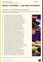 Vorschau - Stundenentwürfe - Immer erreichbar - Sachtext und Grafik vergleichend analysieren - Seite 2