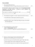 Vorschau - Klassenarbeiten - Klassenarbeit Deutsch Hauptschule/G-Niveau mit Lösung & Hörtexten (Erschließen literarischer Texte & Sprachverständnis); Klasse 9 - Seite 2