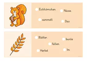 Vorschau - Arbeitsblätter - Schüttelsätze Herbst (zweifach differenziert) - Seite 3