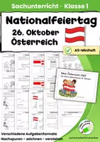 Vorschau - Arbeitsblätter - Materialpaket "Nationalfeiertag - 26. Oktober - Klasse 1-5 - Seite 1