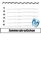 Vorschau - Arbeitsblätter - Erzählen zu den Sommerferien - Flipbook - Seite 3