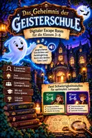 Vorschau - Interaktives Material - Das Geheimnis der Geisterschule - Digitaler Escape Room - Deckblatt