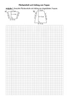 Vorschau - Arbeitsblätter - Materialpaket Arbeitsblätter Fläche und Umfang - Deckblatt