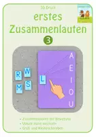 Vorschau - Fördermaterial/Inklusion - Erstes Zusammenlauten 3 | 3D-Druck - Deckblatt
