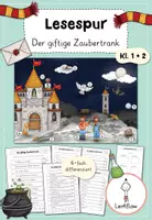 Vorschau - Arbeitsblätter - Lesespur Halloween Klasse 1 Klasse 2 - Deckblatt