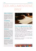 Vorschau - Unterrichtsreihen - Argumentativer Brief/Begründeter Brief - Klasse 7-8 (Skript) - Seite 2