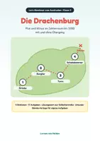 Vorschau - Arbeitsblätter - Drachen-Abenteuer: Plus und Minus bis 1000 - Deckblatt