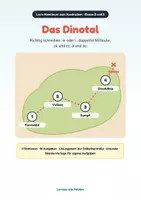 Vorschau - Arbeitsblätter - Dino-Abenteuer: Rechtschreibung üben - Deckblatt