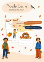 Vorschau - Arbeitsblätter - Plaudertasche Herbstferien | Erzählen | Plauderrunde - Deckblatt