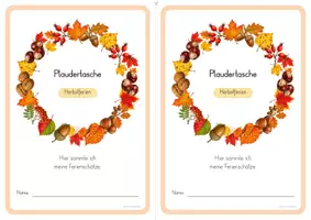 Vorschau - Arbeitsblätter - Plaudertasche Herbstferien | Erzählen | Plauderrunde - Seite 1