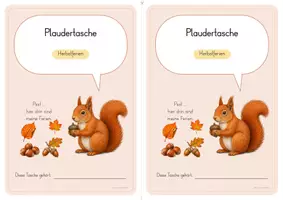 Vorschau - Arbeitsblätter - Plaudertasche Herbstferien | Erzählen | Plauderrunde - Seite 2