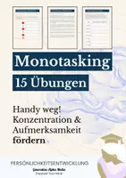 Vorschau - Arbeitsblätter - Übungen - Konzentration und Aufmerksamkeit steigern - Deckblatt