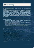 Vorschau - Arbeitsblätter - Übungen - Konzentration und Aufmerksamkeit steigern - Seite 1