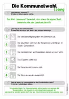Vorschau - Arbeitsblätter - Leben in der Stadt - Kommunalwahl - Demokratie - Seite 3