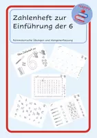 Vorschau - Arbeitsblätter - PAKET Zahlenhefte zur Zahleneinführung der 6 bis 10 und die 0 - Deckblatt