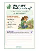 Vorschau - Stundenentwürfe - Beschreibungen schreiben Personen-, Tier-, Gegenstands- und WegbeschreibungenKlasse 3/4 | 4 Schreibtrainings als Bundle - Seite 3