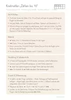 Vorschau - Fördermaterial/Inklusion - Freiarbeit: Knetmatten Zahlen bis 10 | Klasse 1 - Seite 1