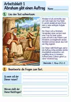 Vorschau - Arbeitsblätter - Rebekka hilft am Brunnen | Religion Klasse 4 Arbeitsblätter | Evangelische Religionslehre | 10 Arbeitsblätter als PDF - Seite 1