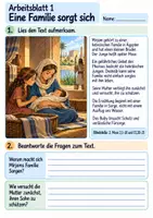 Vorschau - Arbeitsblätter - Mirjam ist mutig | Religion Klasse 4 Arbeitsblätter | Evangelische Religionslehre | 10 Arbeitsblätter als PDF - Seite 1