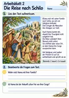 Vorschau - Arbeitsblätter - Hanna betet und dankt | Religion Klasse 4 Arbeitsblätter | Evangelische Religionslehre | 10 Arbeitsblätter als PDF - Seite 2