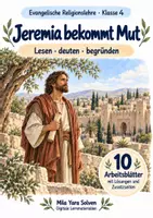 Vorschau - Arbeitsblätter - Jeremia bekommt Mut | Religion Klasse 4 Arbeitsblätter | Evangelische Religionslehre | 10 Arbeitsblätter als PDF - Deckblatt