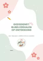 Voorbeeld - Godsdienst - Op ontdekking in bijbelverhalen - Voorblad