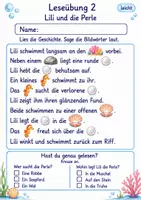 Vorschau - Arbeitsblätter - Lesebildgeschichten Klasse 2 – Meerjungfrauen mit Bildwörtern | Deutsch Klasse 2 | 10 Leseübungen als PDF - Seite 2