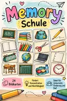 Vorschau - Spiele - Memoy zum Thema Schule - Deckblatt