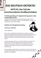 Vorschau - Arbeitsblätter - Groß- und Kleinschreibung Klasse 4 – Rechtschreibübungen mit Lösungen | Deutsch Grundschule DaZ DaF Arbeitsblätter Materialpaket Aufgaben Klasse 2 3 4 - Seite 1